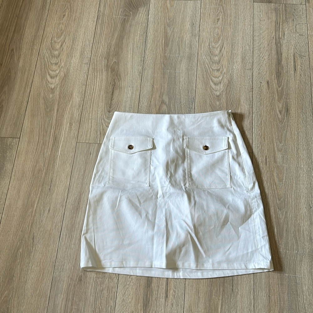 Patch pocket a line skirt from Loft